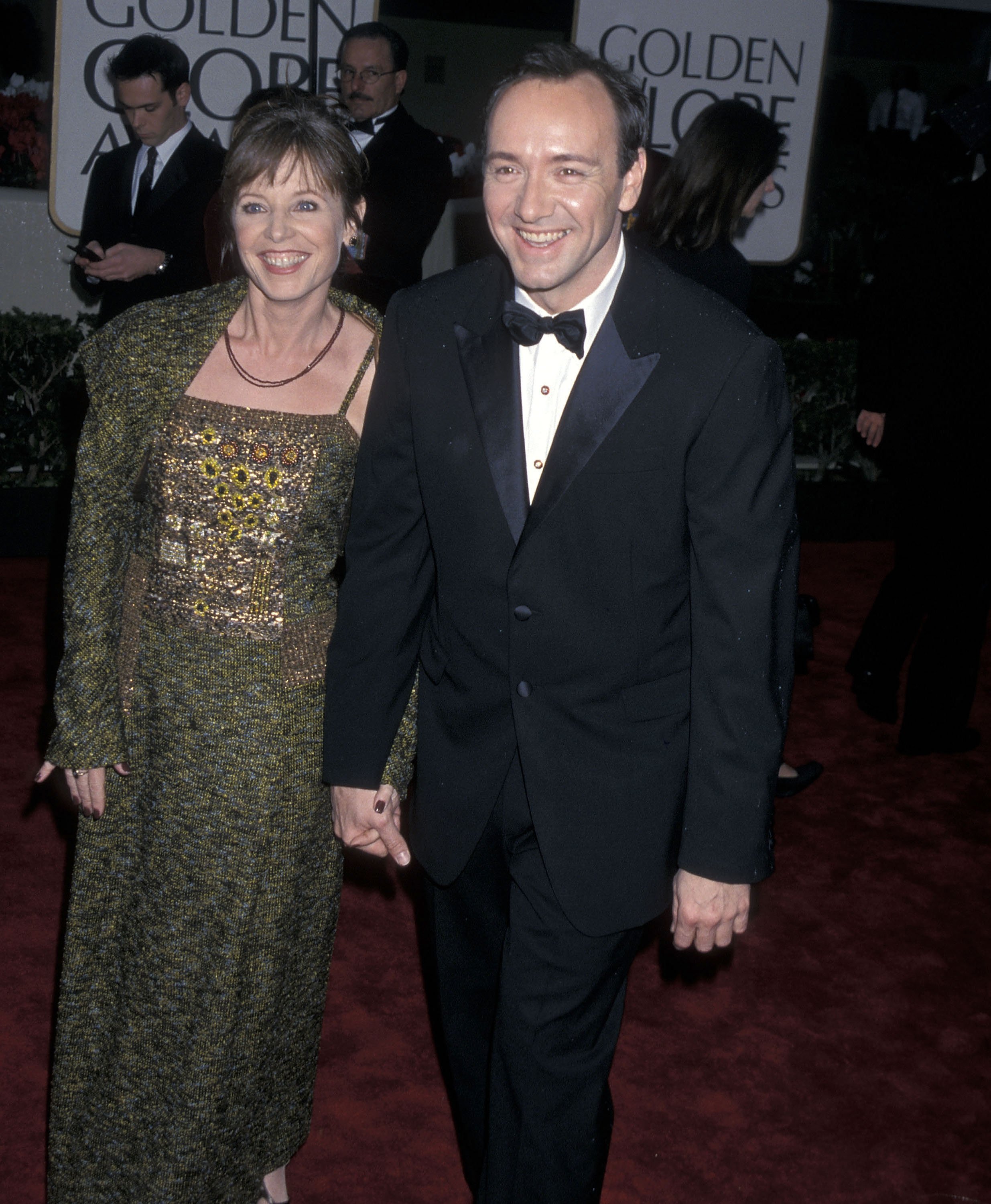 Dianne Dreyer und Kevin Spacey besuchen die 57th Annual Golden Globe Awards am 23. Januar 2000 im Beverly Hilton Hotel in Beverly Hills, Kalifornien | Quelle: Getty Images 