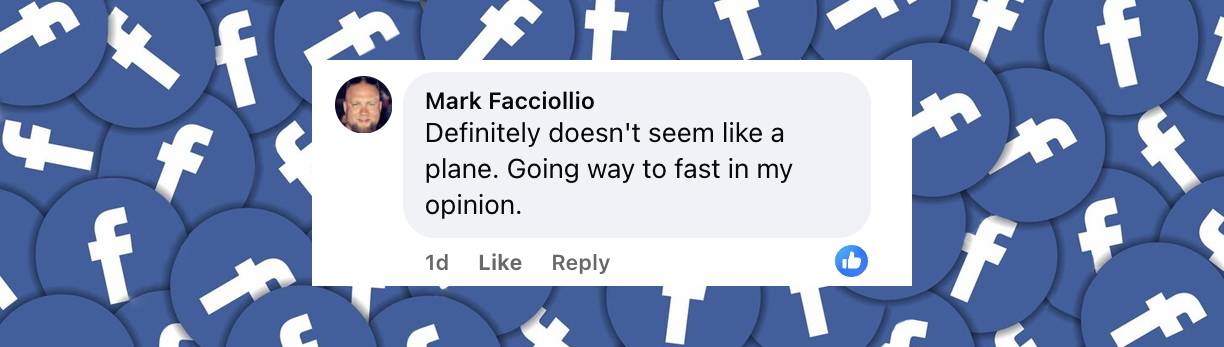 Der Kommentar eines Internetnutzers zum Flugzeugabsturz in Philadelphia | Quelle: Facebook/ABC7NY