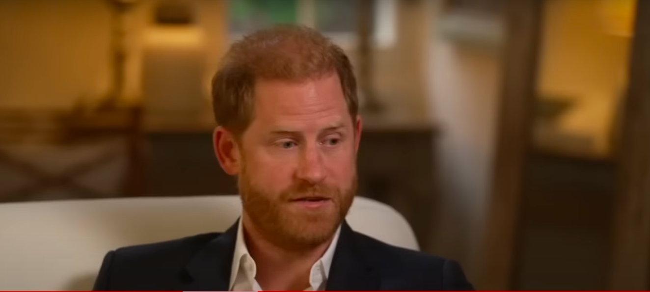 Prinz Harry während seines Interviews mit der BBC, aufgenommen am 2. Mai 2025. | Quelle: YouTube/BBC News