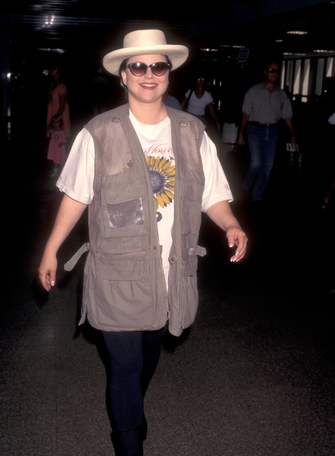 Die Schauspielerin wurde 1996 am Los Angeles International Airport gesichtet. | Quelle: Getty Images