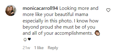 Kommentar eines Fans zu einem Instagram-Post von Ella Bleu Travolta vom 15. September 2022 | Quelle: Instagram/ella.bleu