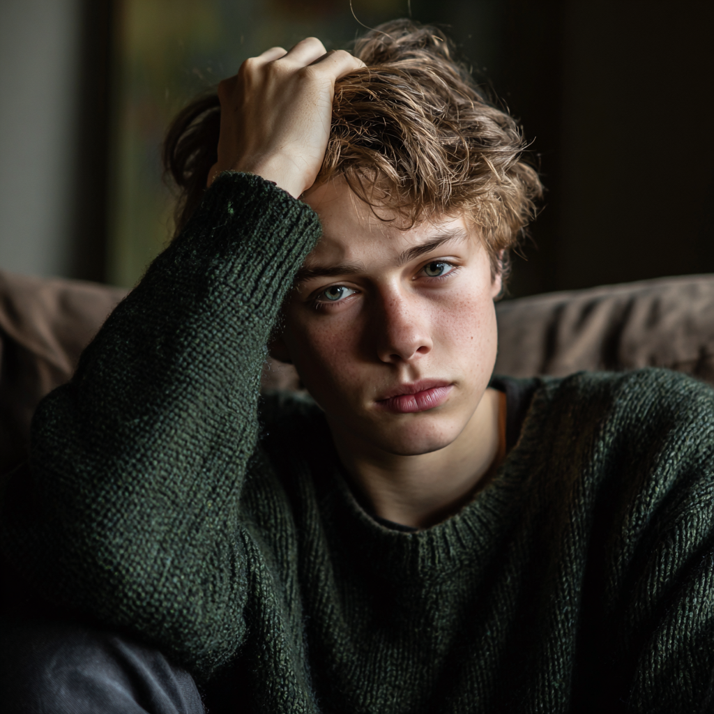 Ein frustrierter Teenager | Quelle: Midjourney