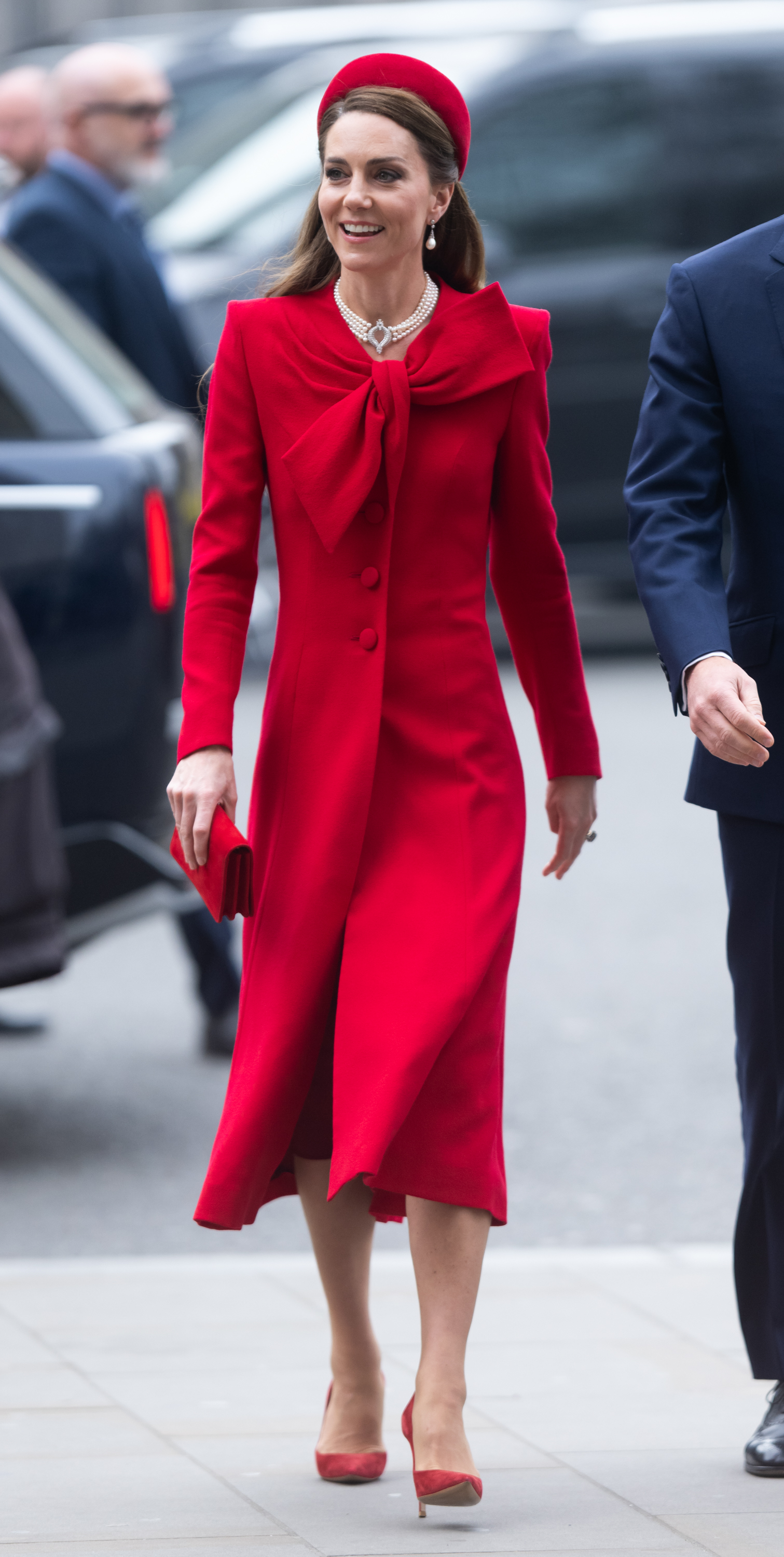 Die Prinzessin von Wales geht während der Feierlichkeiten zum Commonwealth Day in der Westminster Abbey am 10. März 2025 in London, England | Quelle: Getty Images