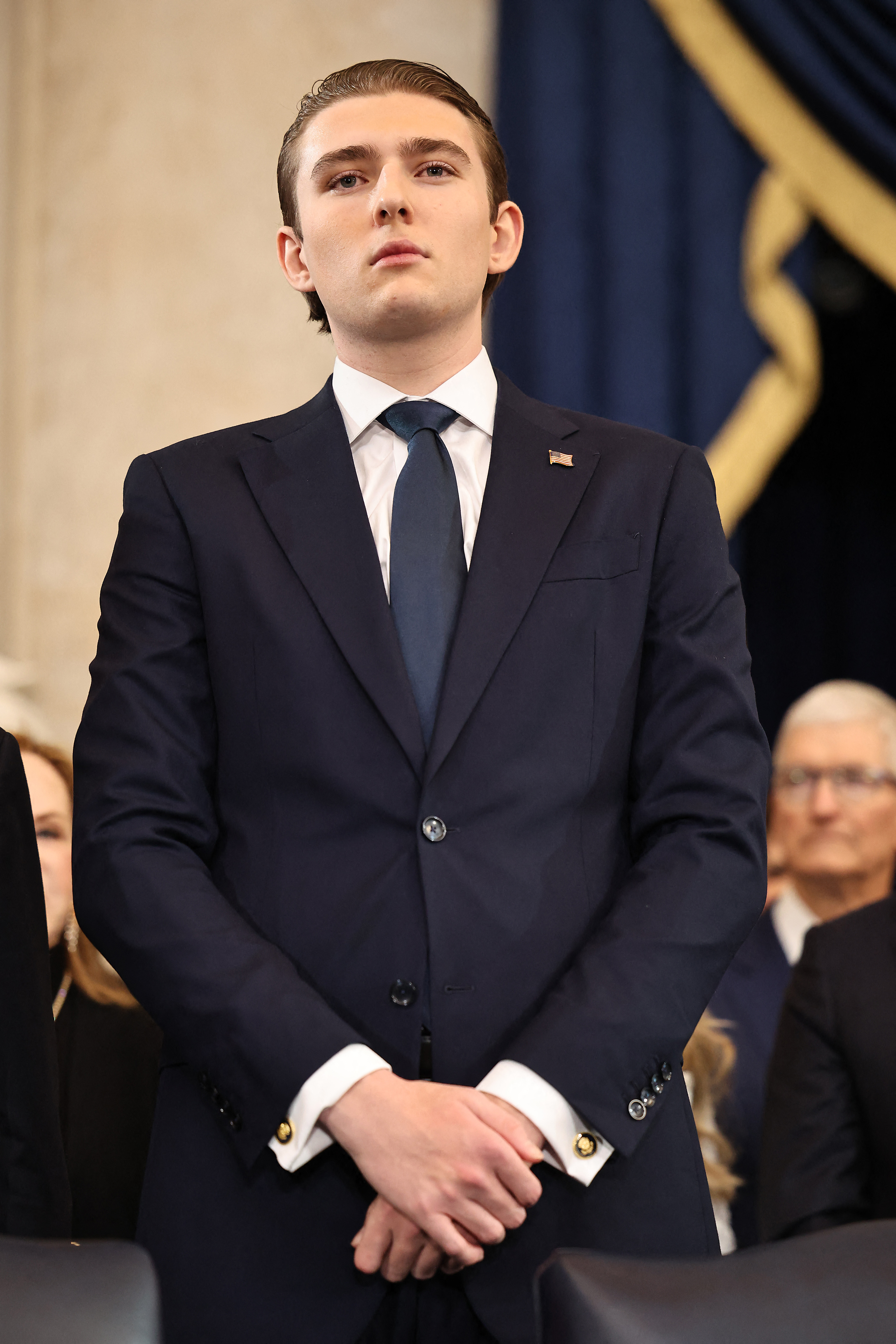 Barron Trump bei der Amtseinführung seines Vaters am 20. Januar 2025 in Washington, D.C. | Quelle: Getty Images