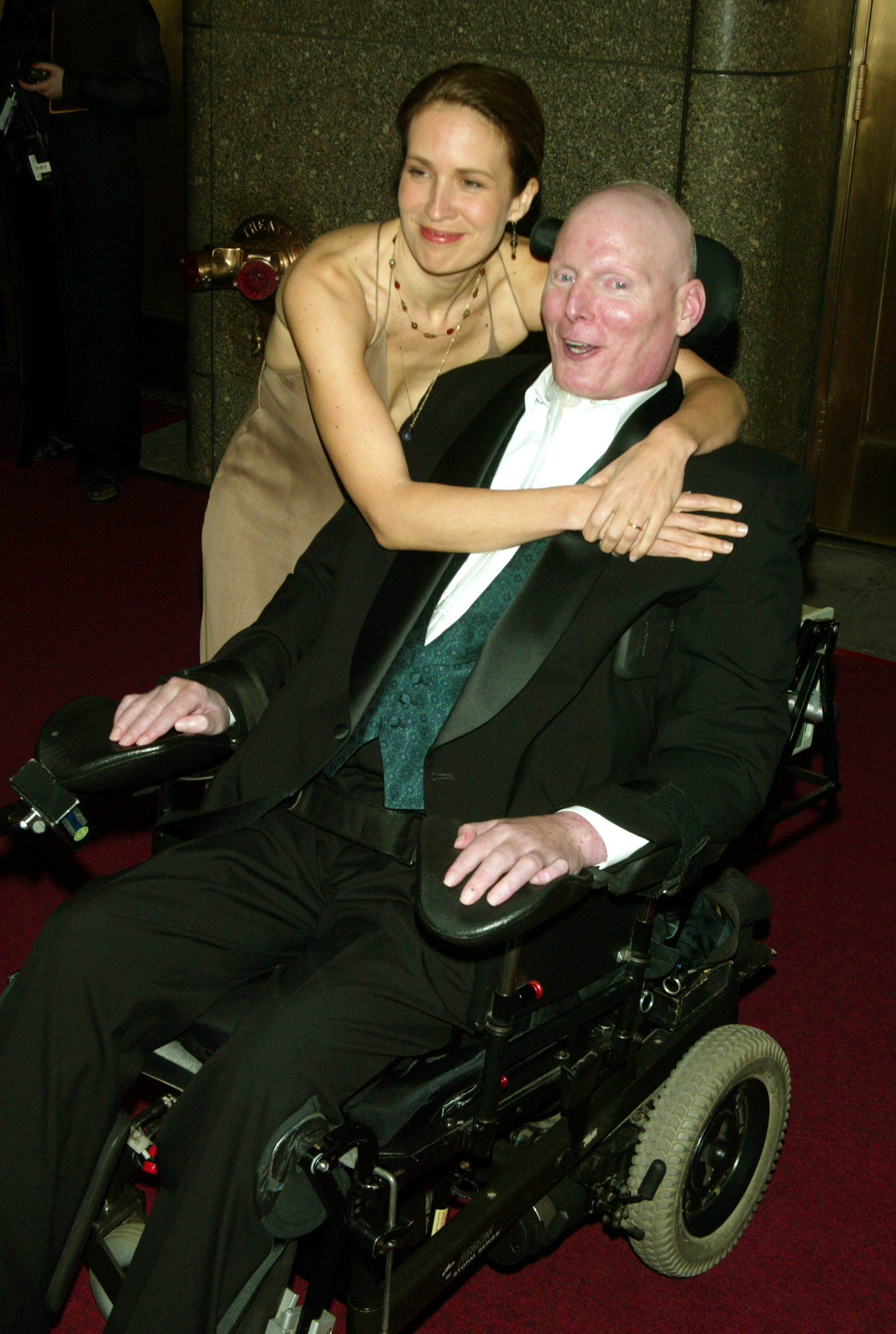 Dana Reeve und Christopher Reeve während der Tony Awards 2003 in der Radio City Music Hall in New York City, New York | Quelle: Getty Images