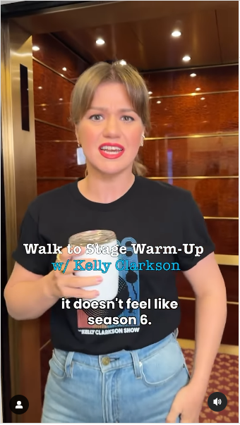 Ein Foto von Kelly Clarkson, die eine neue Frisur vorstellt, aus einem Video, das am 23. September 2024 gepostet wurde | Quelle: Instagram/kellyclarksonshow