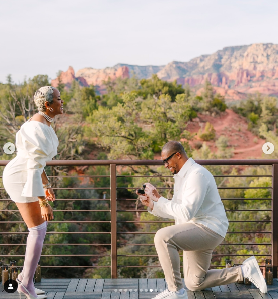 Taleo Coles macht LeToya Luckett einen Heiratsantrag, gepostet am 2. August 2024 | Quelle: Instagram/iamaventergray