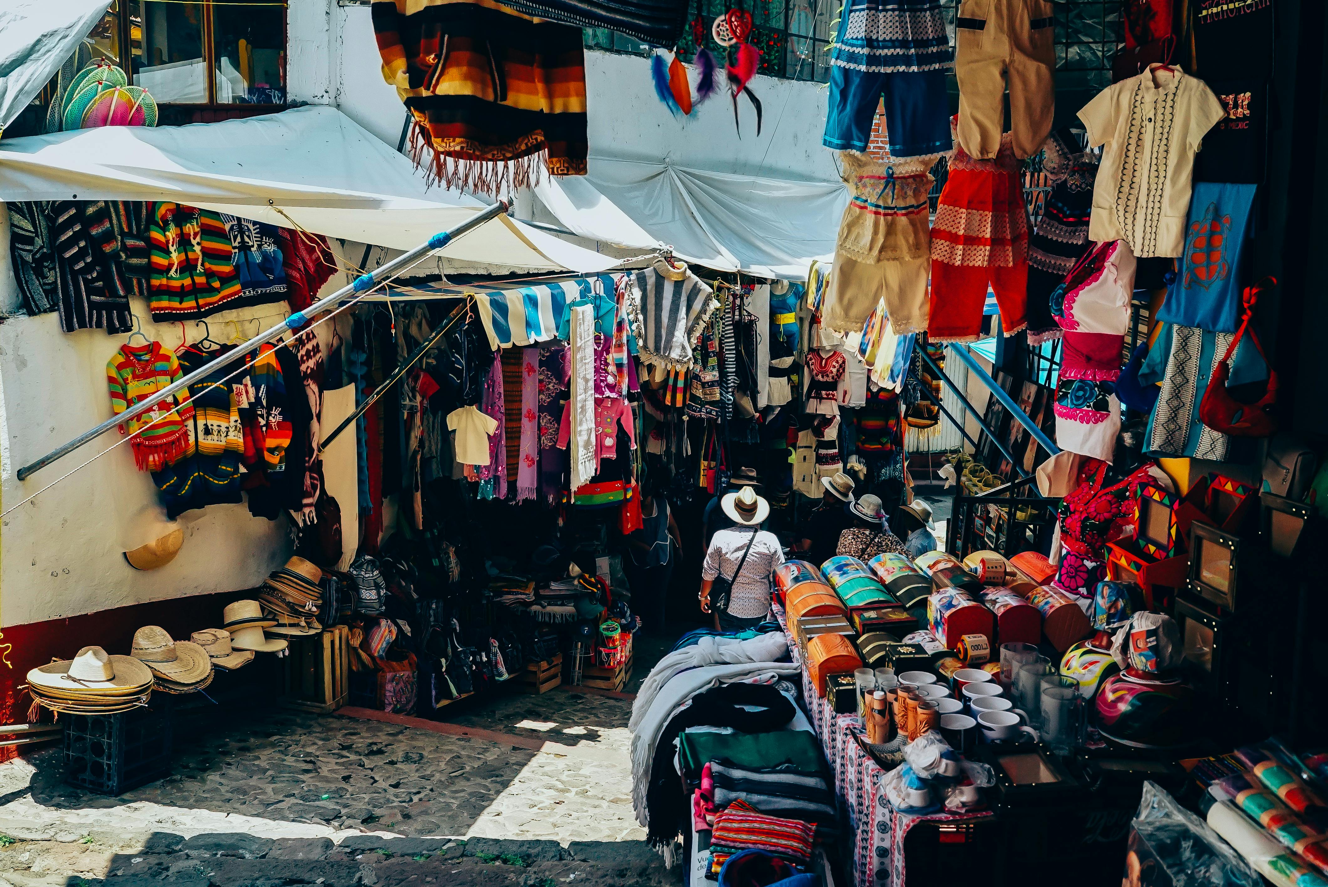 Ein Flohmarkt | Quelle: Pexels