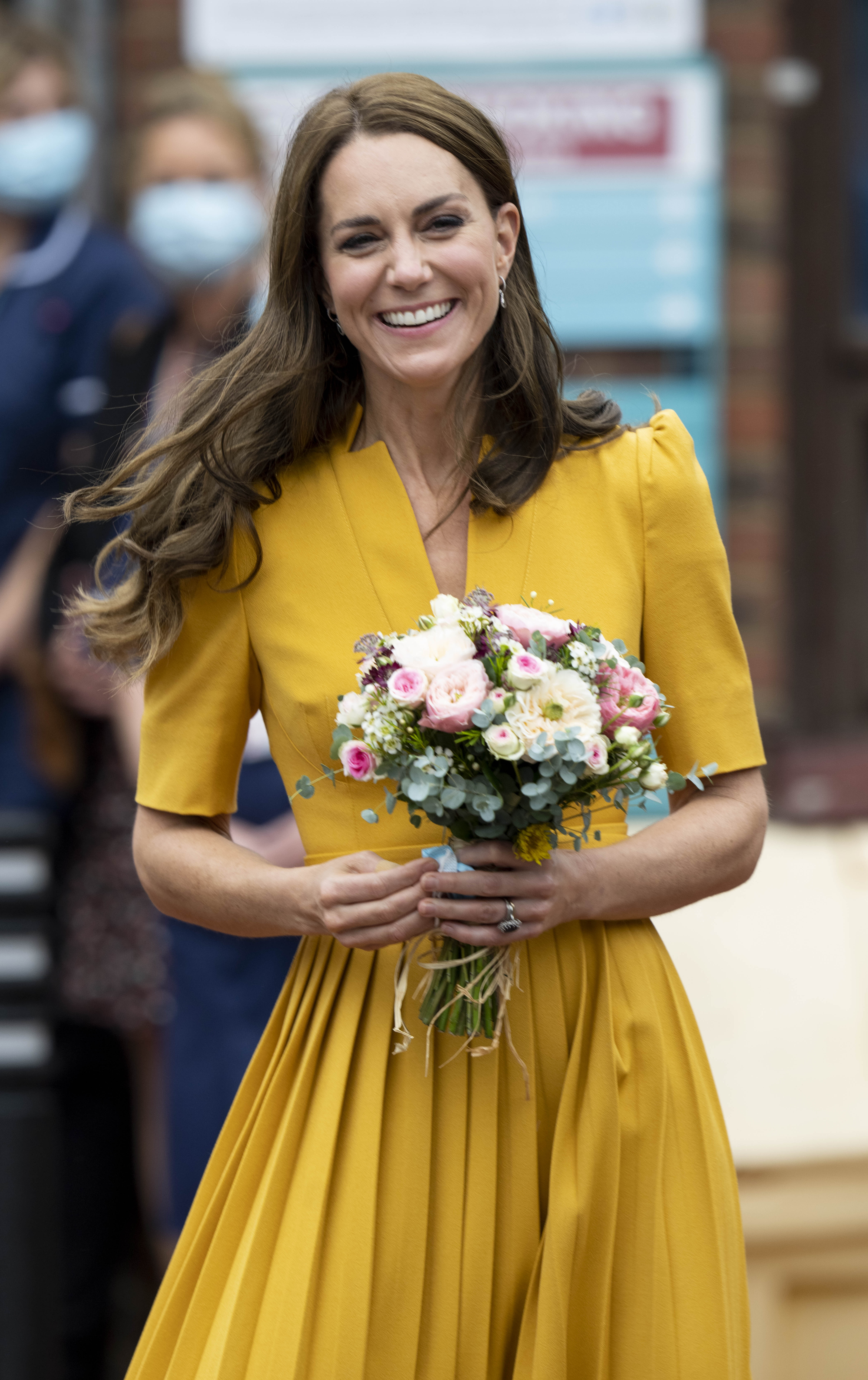 Catherine, Prinzessin von Wales, im Royal Surrey County Hospital im Oktober 2022 | Quelle: Getty Images