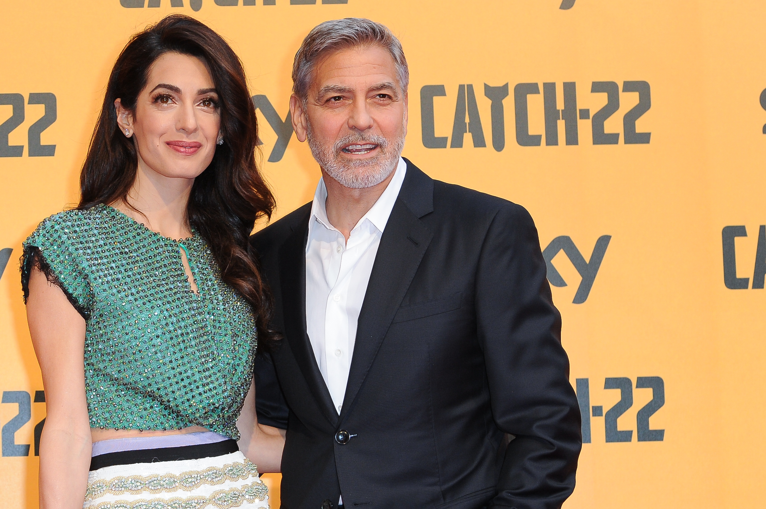 Amal und George Clooney am 13. Mai 2019 | Quelle: Getty Images