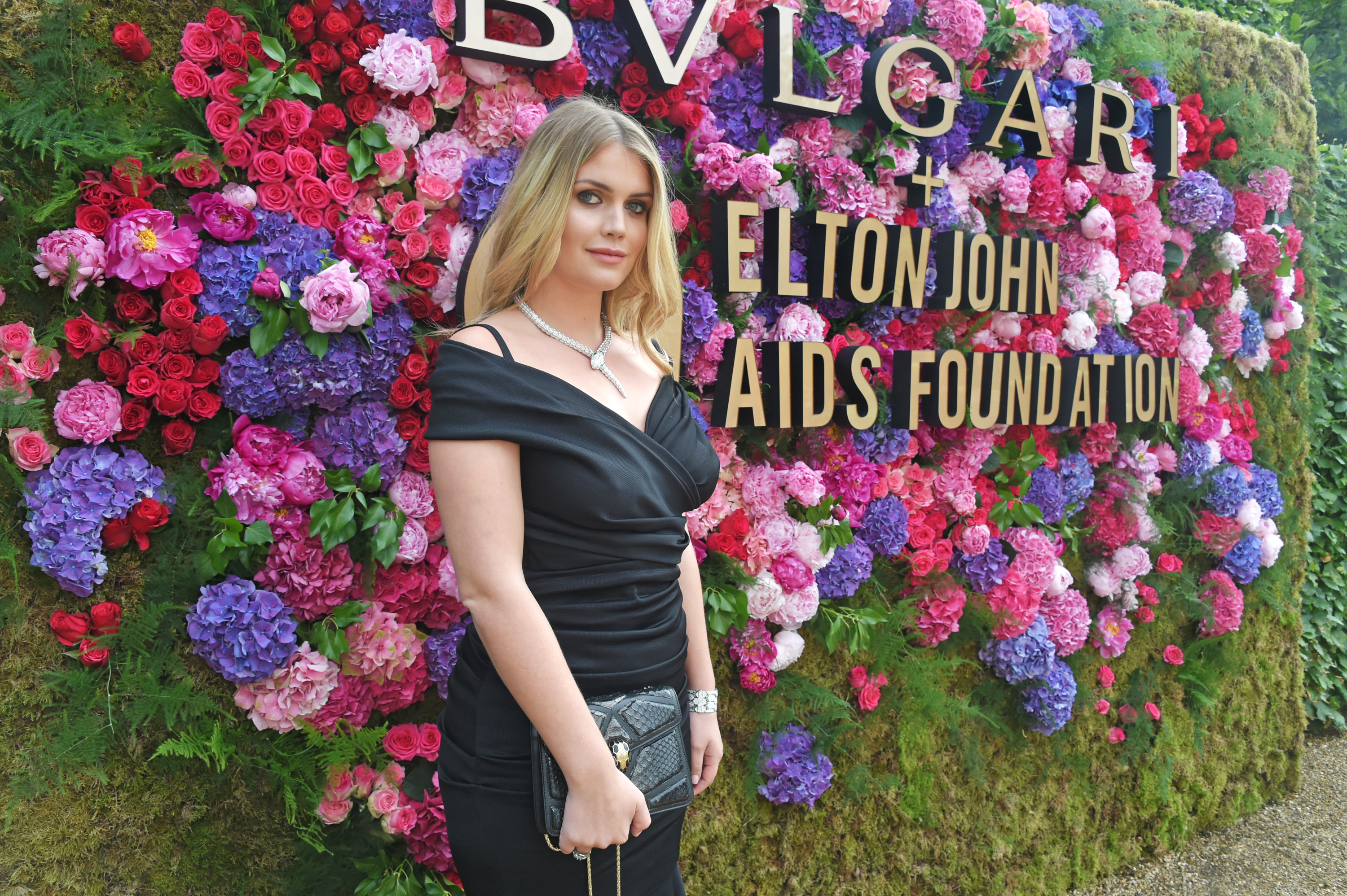 Lady Kitty Spencer besucht das Woodside Gallery Dinner zugunsten der Elton John AIDS Foundation in Partnerschaft mit BVLGARI im Woodside am 22. Juni 2017 in Windsor, England | Quelle: Getty Images