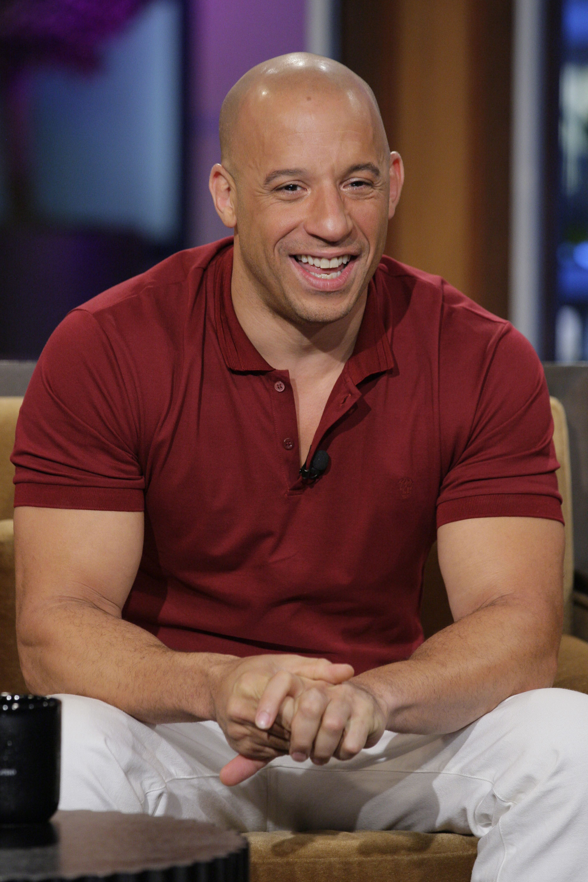 Vin Diesel in der "The Tonight Show with Jay Leno", am 22. Mai 2013. | Quelle: Getty Images