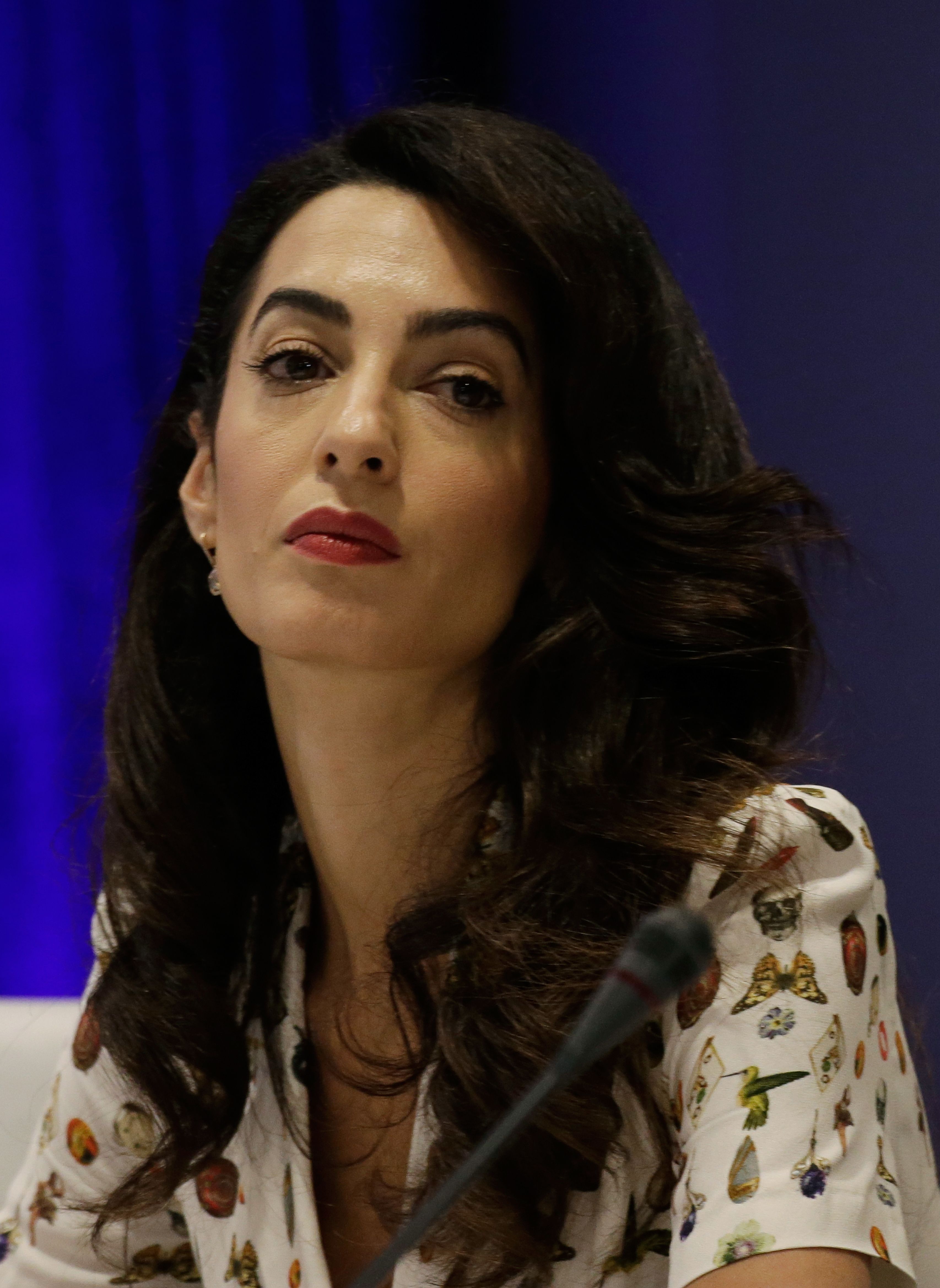 Amal Clooney nimmt an der Generalversammlung der Vereinten Nationen am 20. September 2016 im Hauptquartier der Vereinten Nationen in New York City teil | Quelle: Getty Images