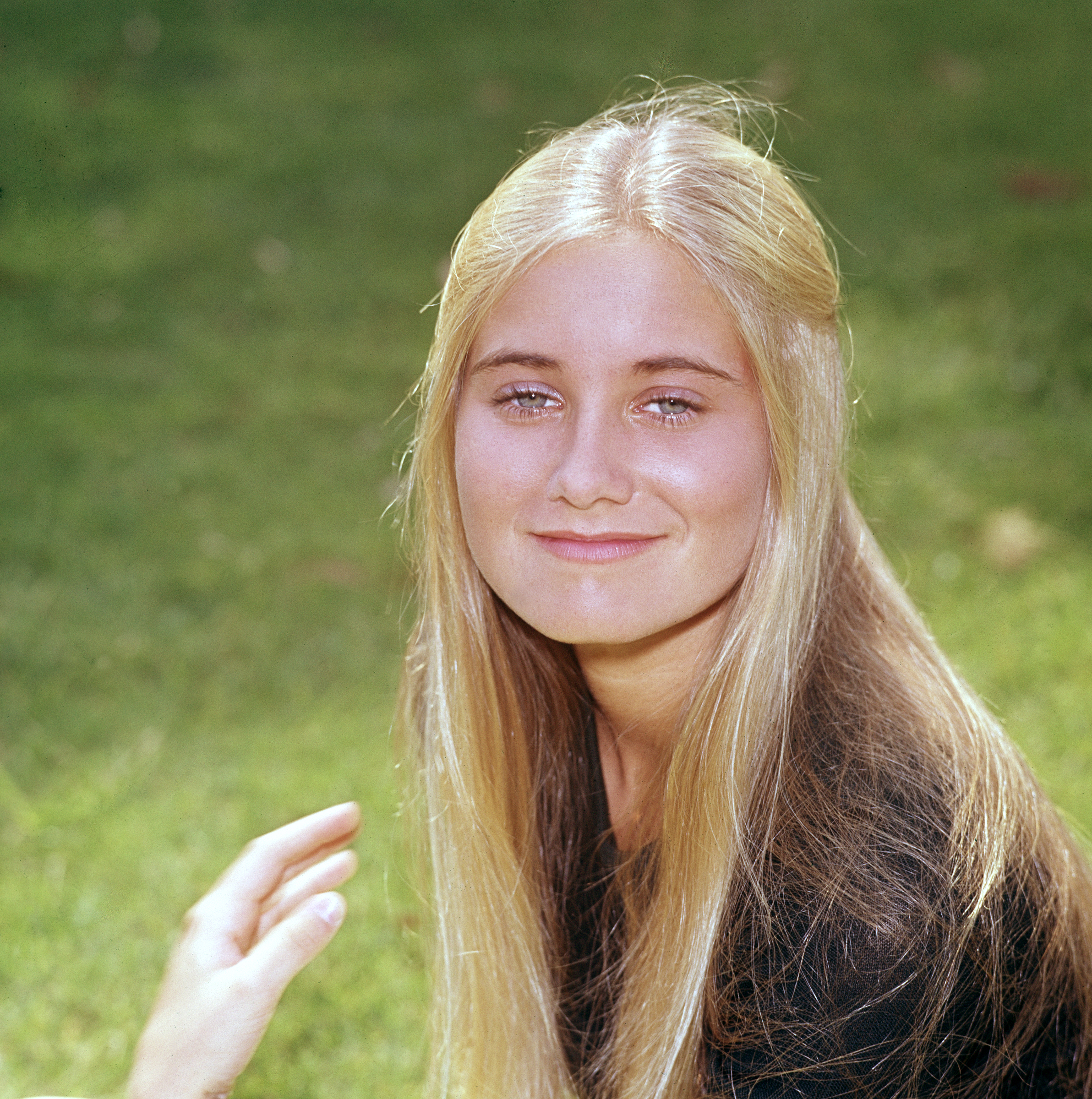 Die Schauspielerin am Set von "The Brady Bunch", 1969 | Quelle: Getty Images