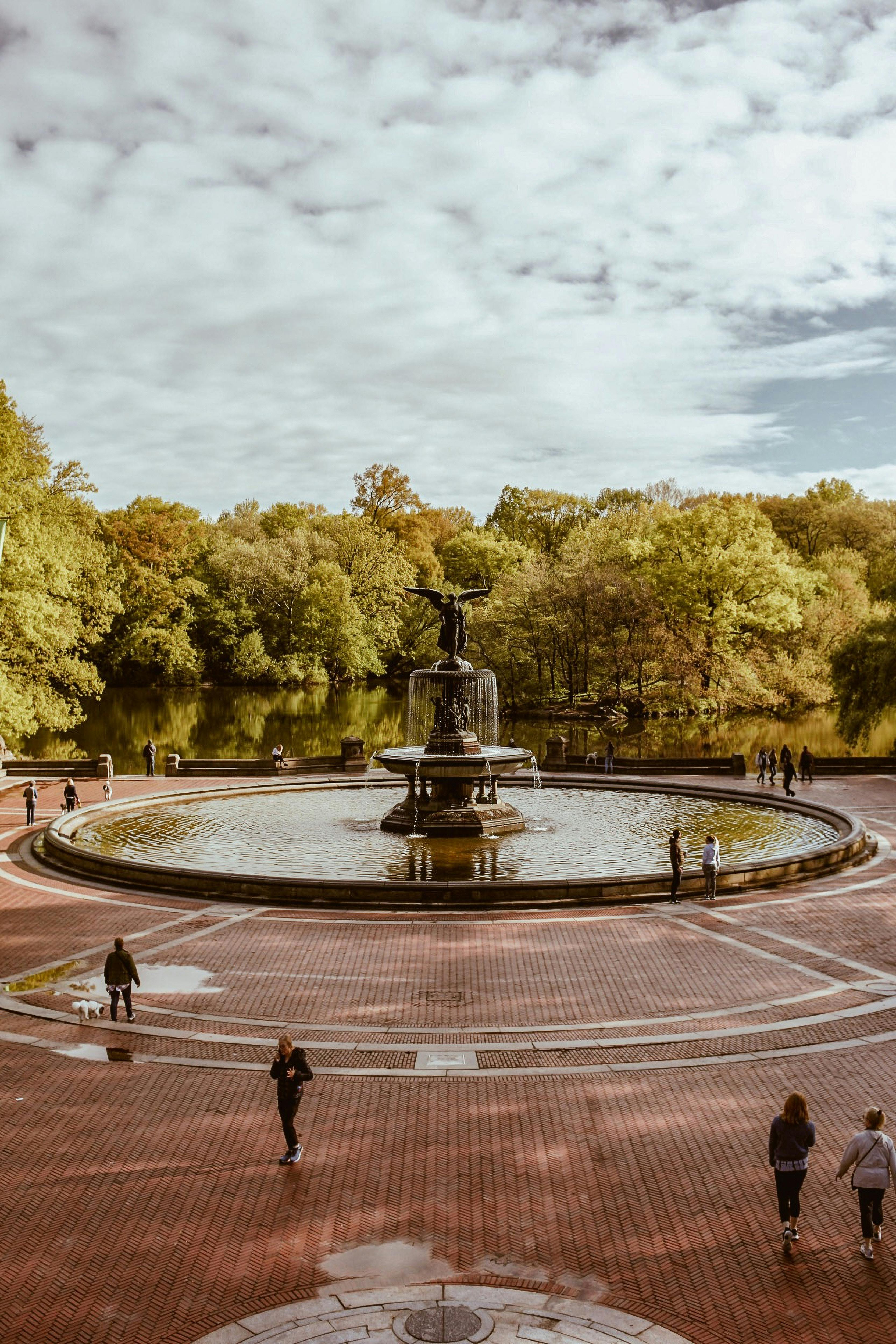 Ein Springbrunnen im Central Park, New York | Quelle: Pexels