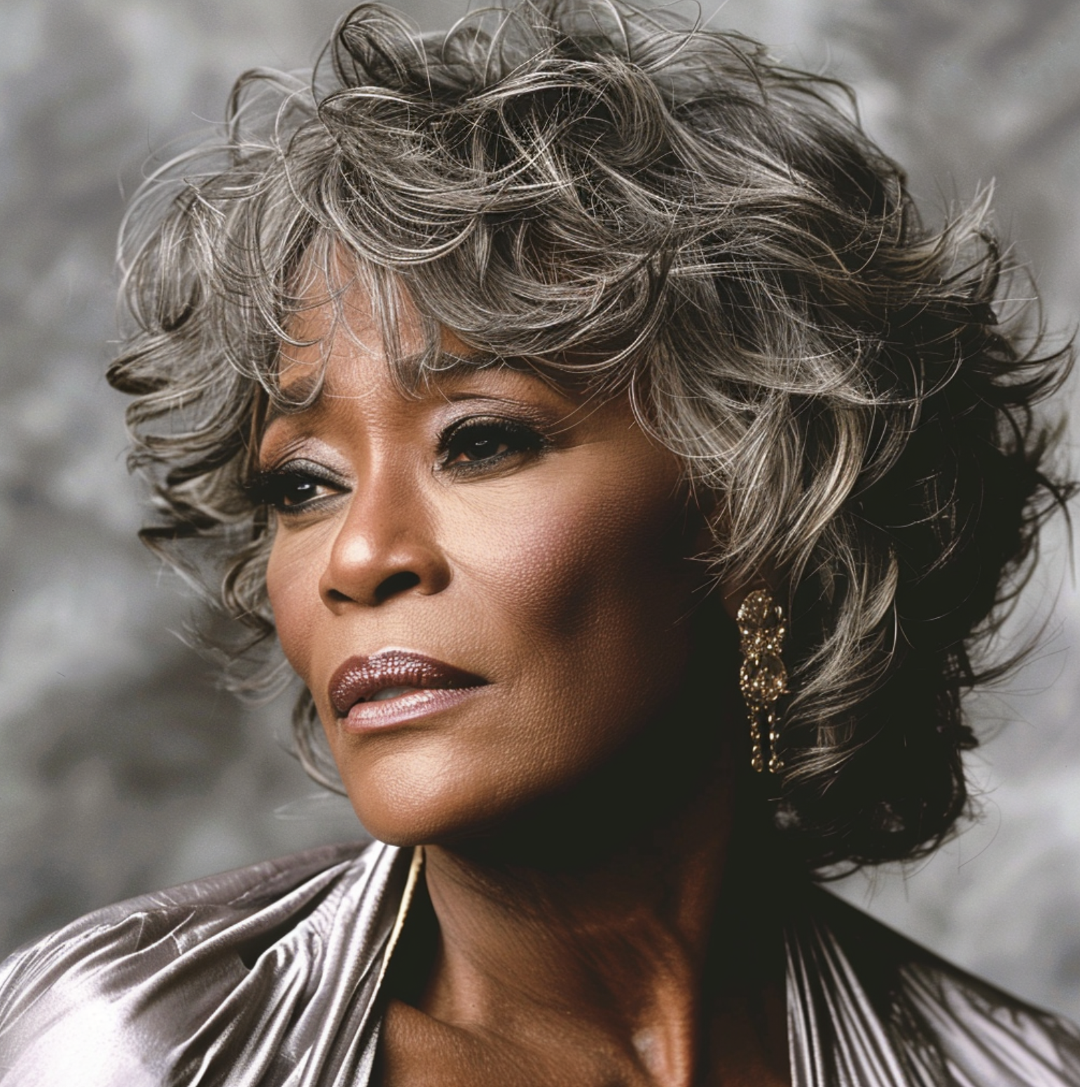 KI-Bild von Whitney Houston im hohen Alter | Quelle: Midjourney