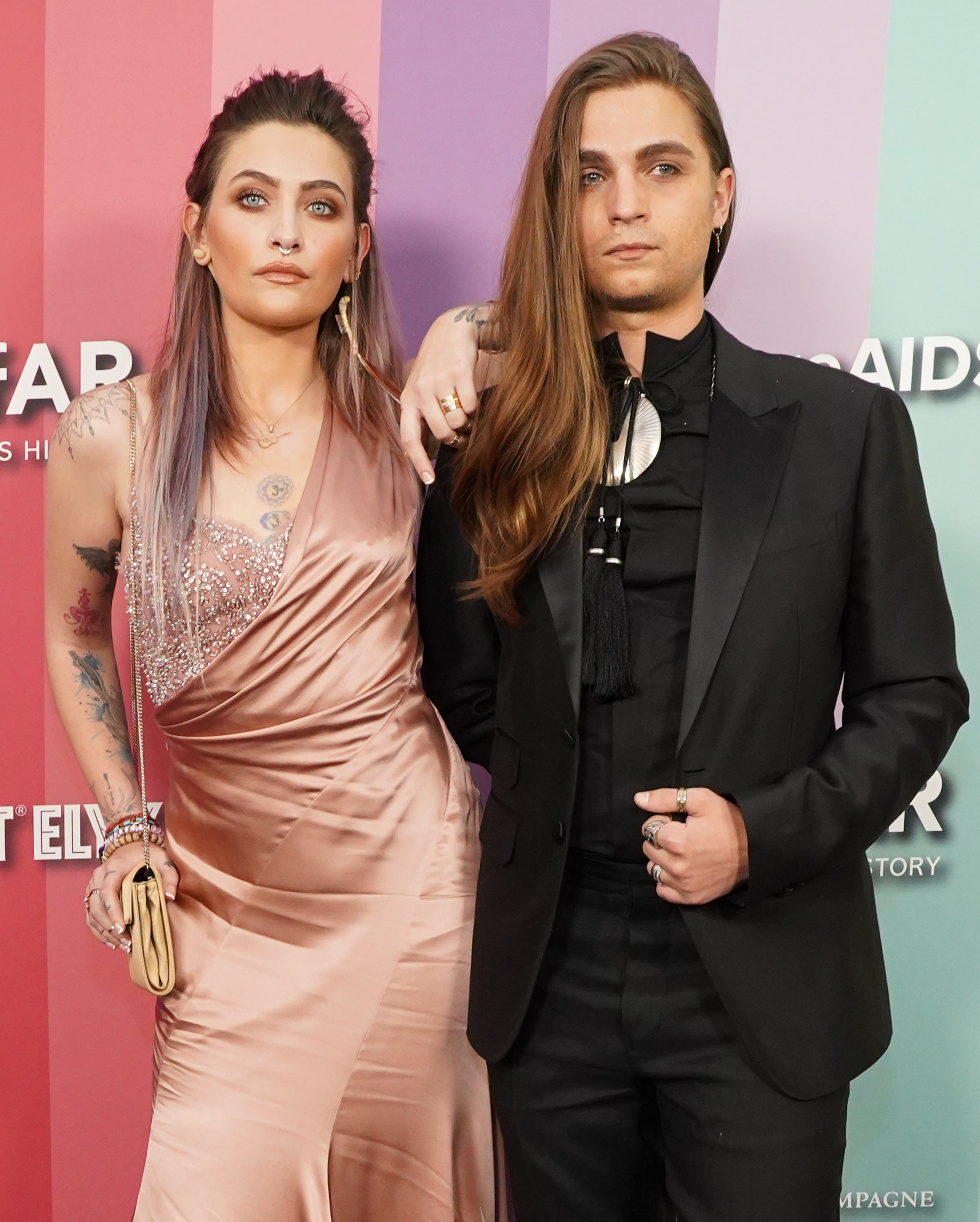 Paris Jackson und Gabriel Glenn besuchen die amfAR-Gala 2019 am 10. Oktober 2019 | Quelle: Getty Images