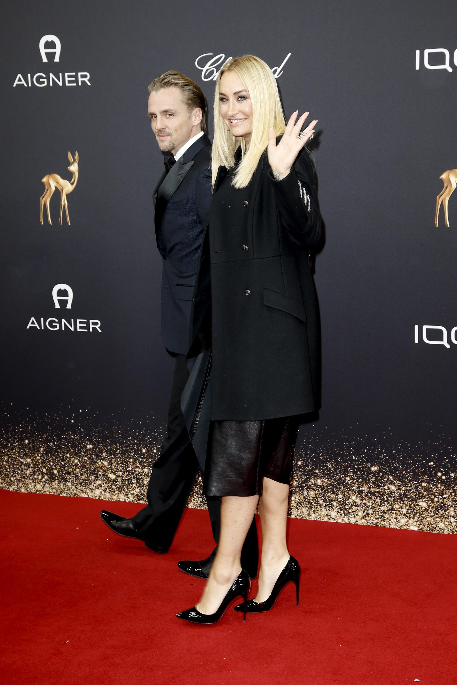 Sarah Connor und Florian Fischer bei der 71. Bambi-Verleihung im Festspielhaus Baden-Baden am 21. November 2019 | Quelle: Getty Images