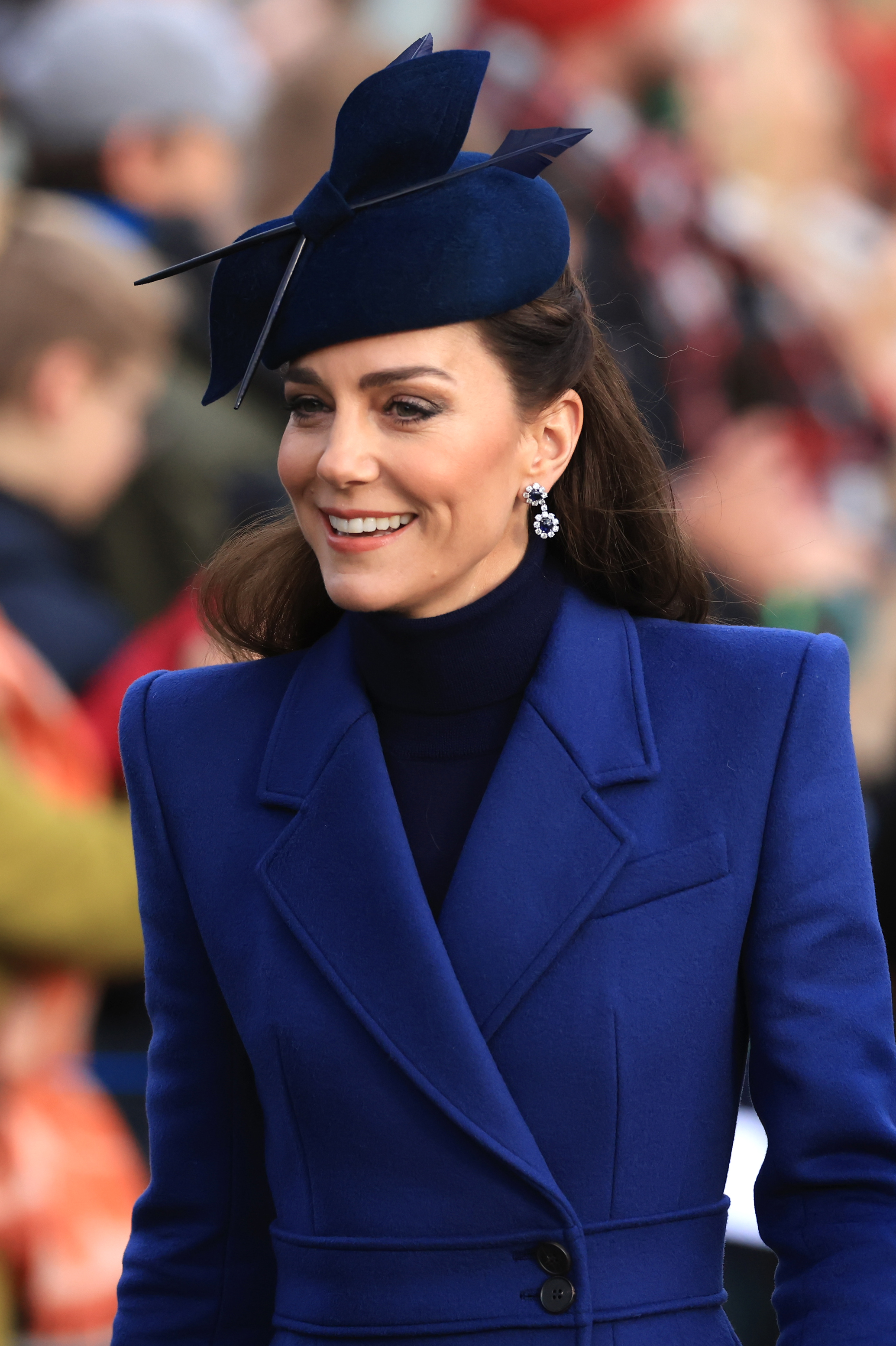 Die Prinzessin von Wales beim Weihnachtsgottesdienst in der Sandringham Church am 25. Dezember 2023 in Sandringham, Norfolk | Quelle: Getty Images