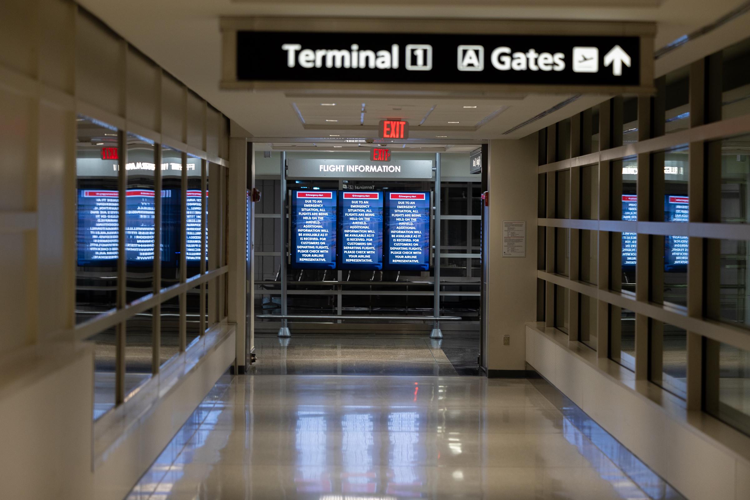 Im Inneren des Ronald Reagan National Airport. | Quelle: Getty Images