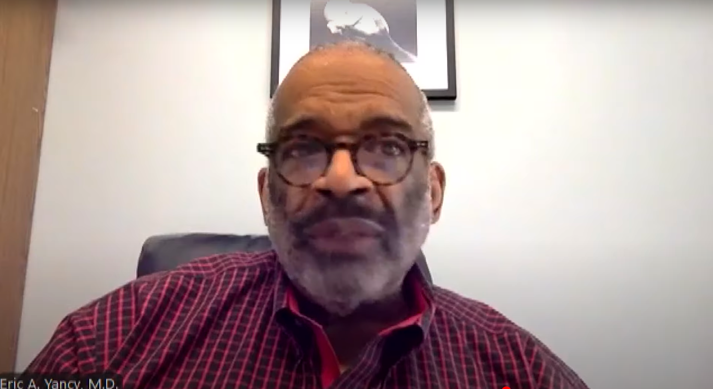Dr. Eric Yancy spricht über Haemophilus influenzae. | Quelle: YouTube/WTHR