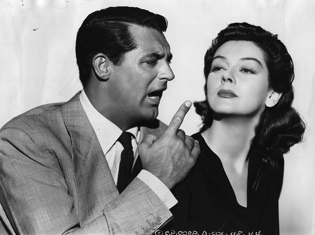 Cary Grant und Rosalind Russell spielen die Hauptrolle in der Columbia-Farce "His Girl Friday". (Foto von Hulton Archive) I Quelle: Getty Images