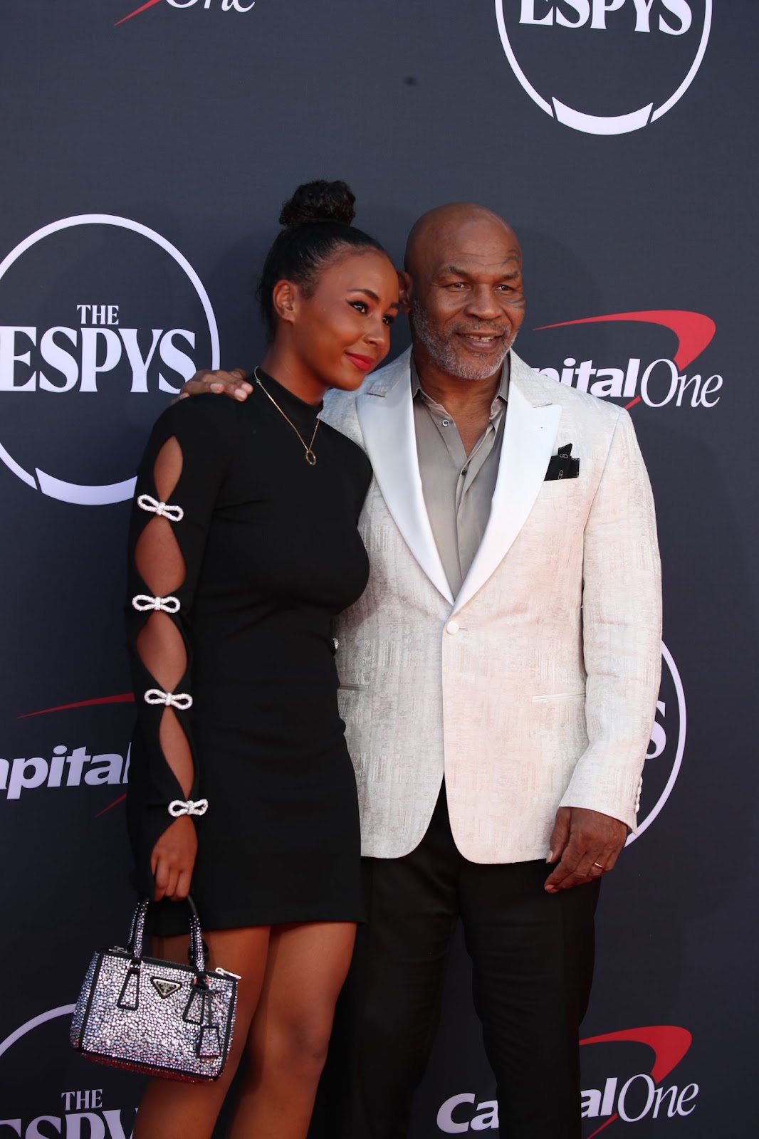 Mike und Milan Tyson bei den ESPY Awards 2023 in Hollywood. | Quelle: Getty Images