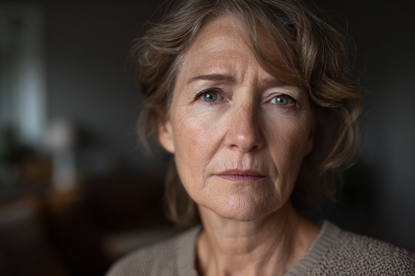 Eine ältere Frau steht im Haus ihrer Tochter | Quelle: Midjourney