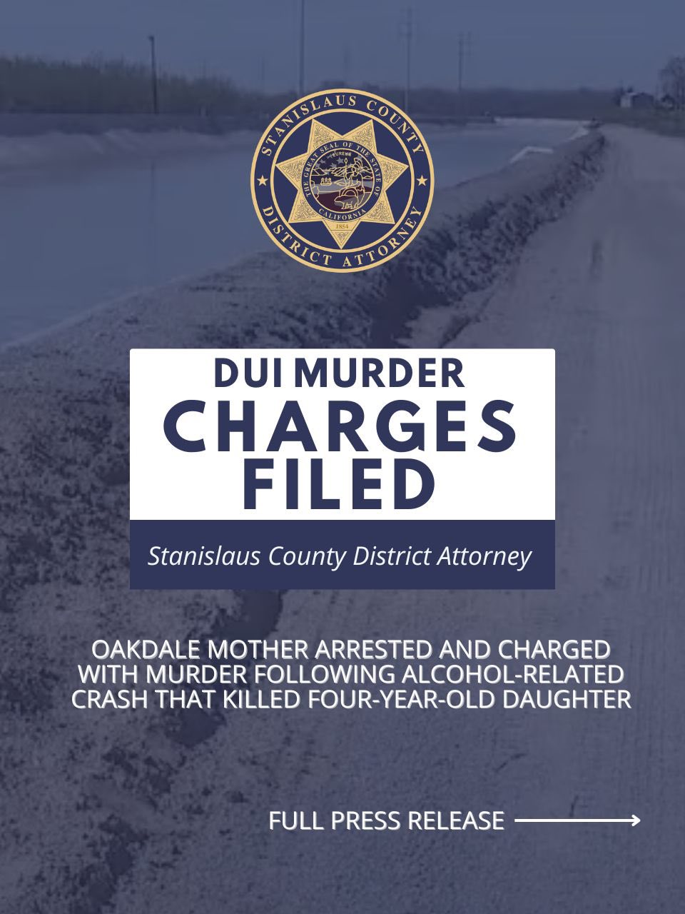Eine Vorschau auf eine Erklärung des Bezirksstaatsanwalts von Stanislaus County, aus einem Beitrag vom 12. April 2025 | Quelle: Facebook/StanislausDistrictAttorney
