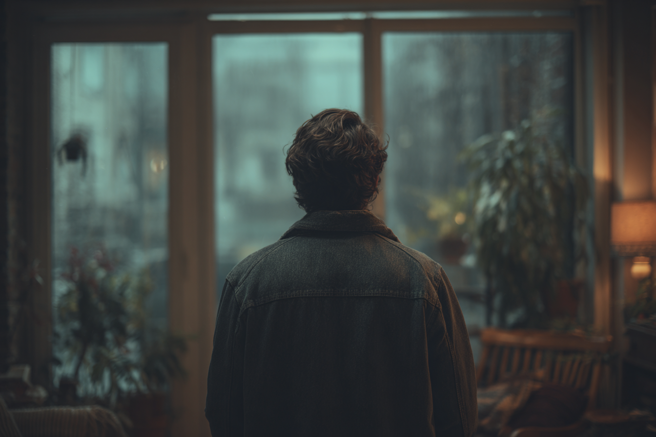 Ein Mann, der aus einem Fenster schaut | Quelle: Midjourney