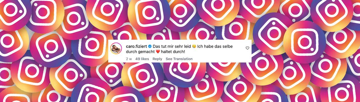 Nutzer spricht sein Mitgefühl aus | Quelle: Instagram/palinamin & Instagram/julienco_