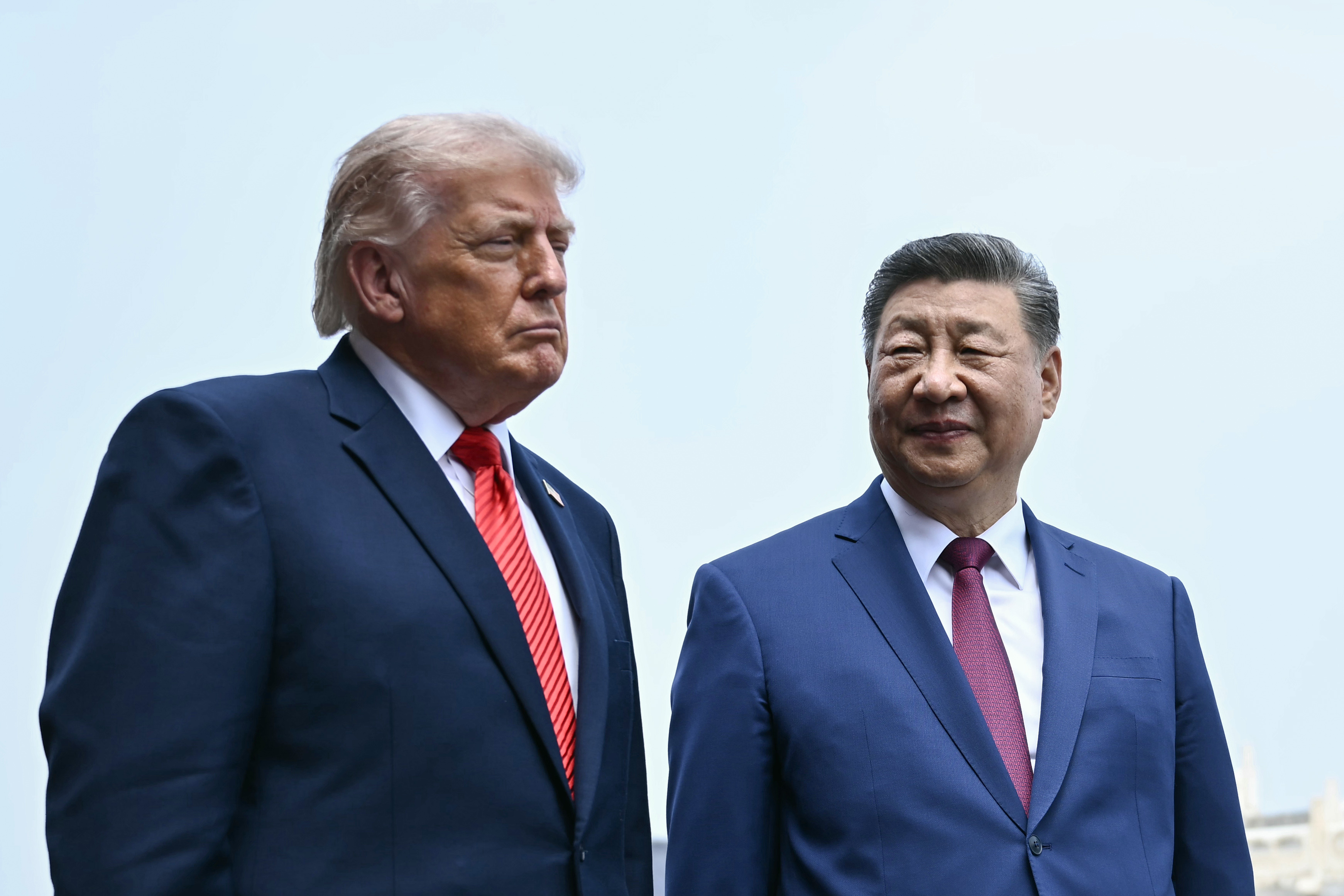 US-Präsident Donald Trump und der chinesische Präsident Xi Jinping am 14. Mai 2026 in Peking, China. | Quelle: Getty Images