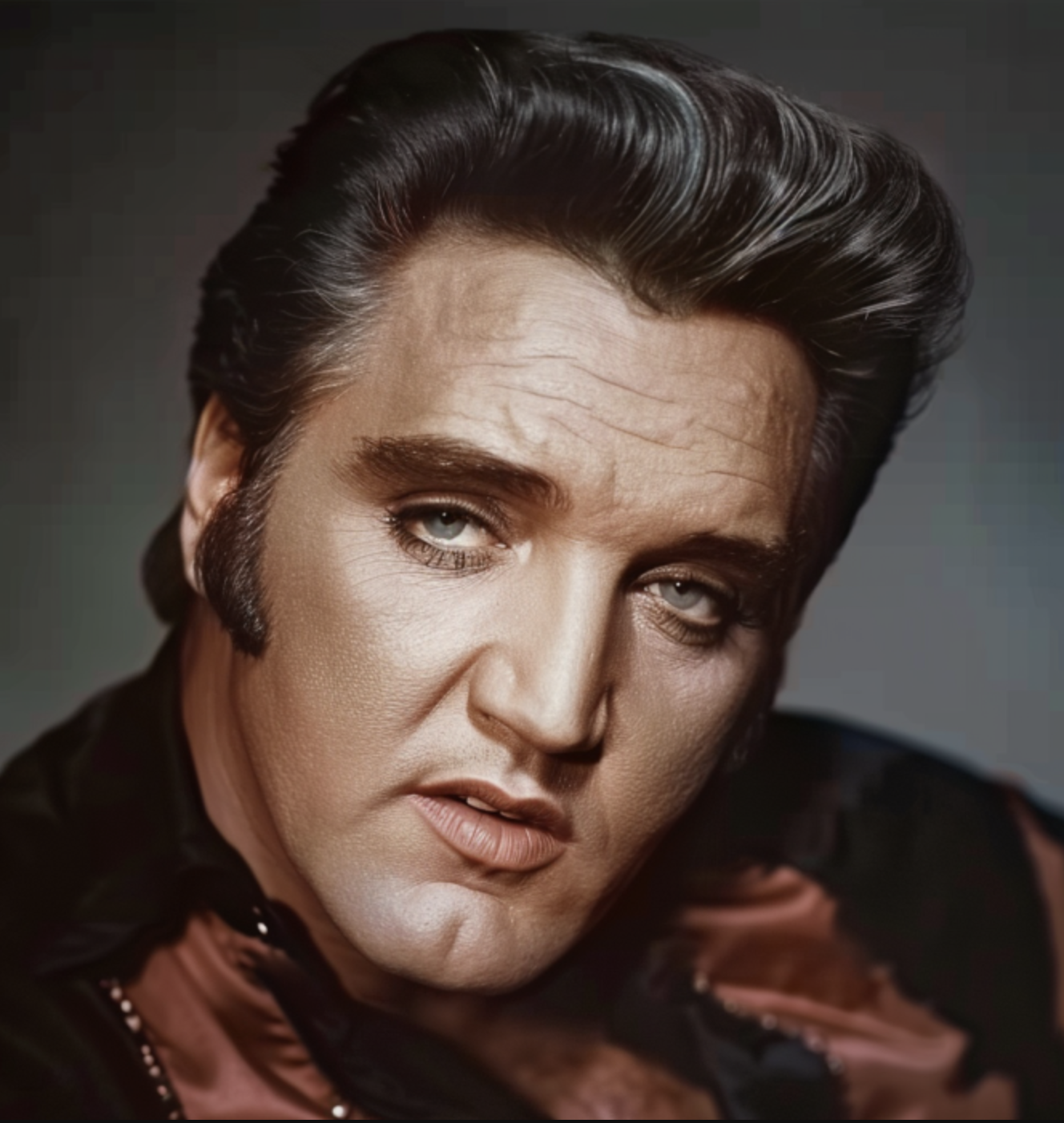 KI-Bild von Elvis Presley im hohen Alter | Quelle: Midjourney