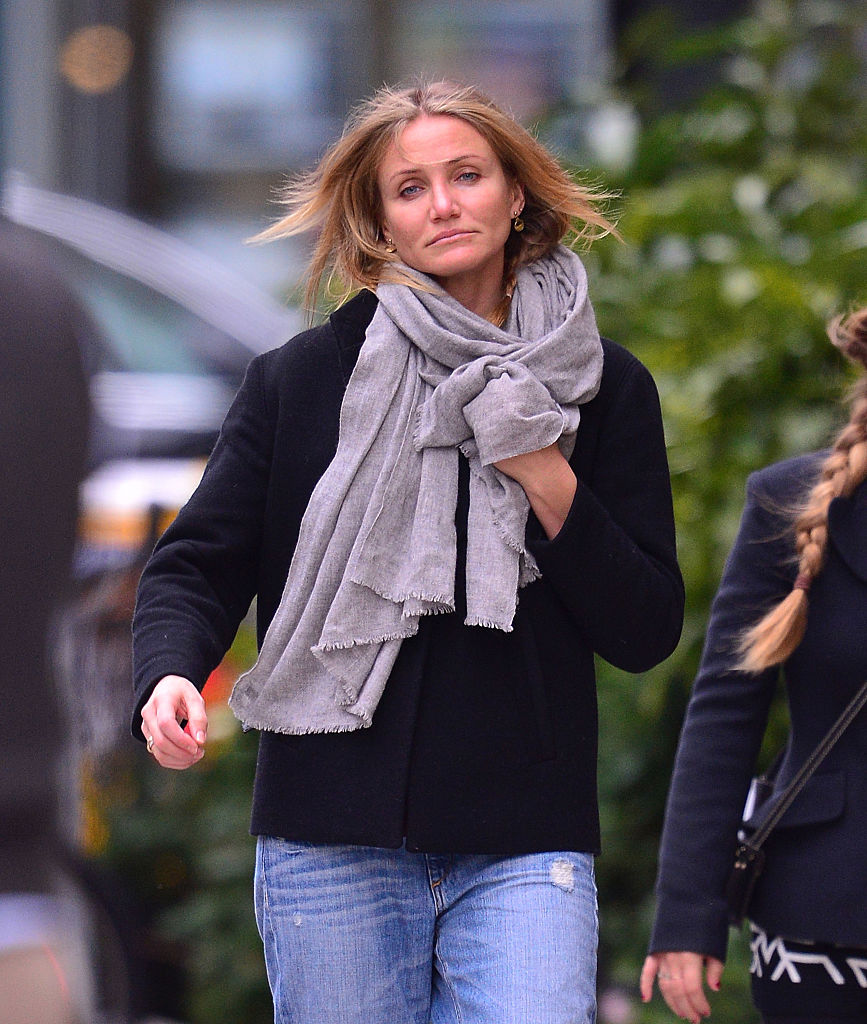 Cameron Diaz auf den Straßen von Chelsea am 25. November 2014 in New York City | Quelle: Getty Images