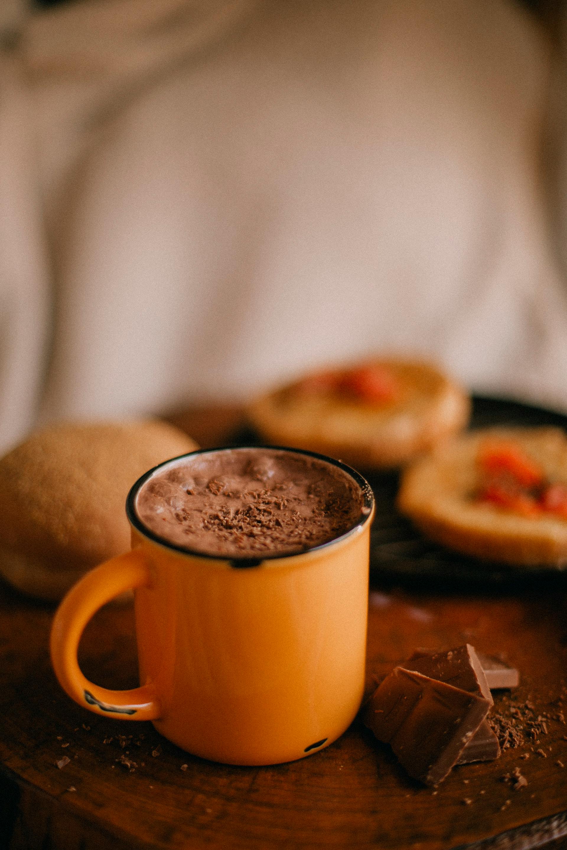 Heiße Schokolade in einer Tasse | Quelle: Pexels