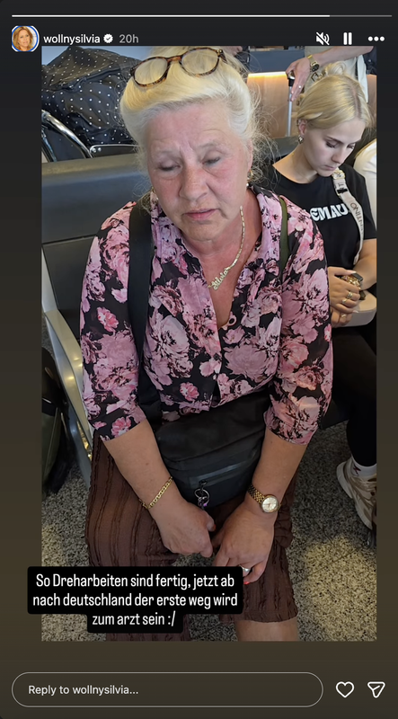 Silvia Wollnys Instagram-Story | Quelle: instagram.com/wollnysilvia/