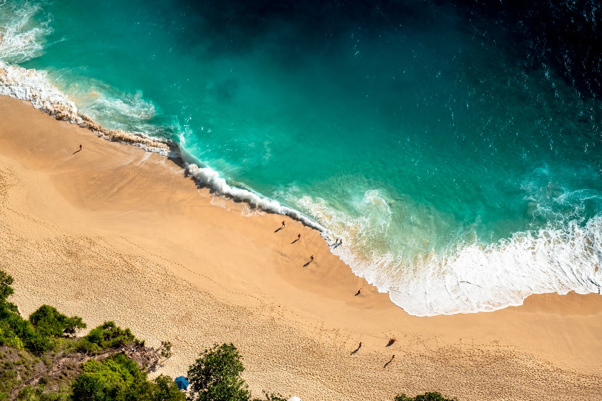 Drohnenbild vom Strand | Quelle: Pexels