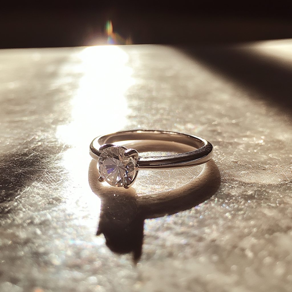 Ein Ring auf einem Tresen | Quelle: Midjourney