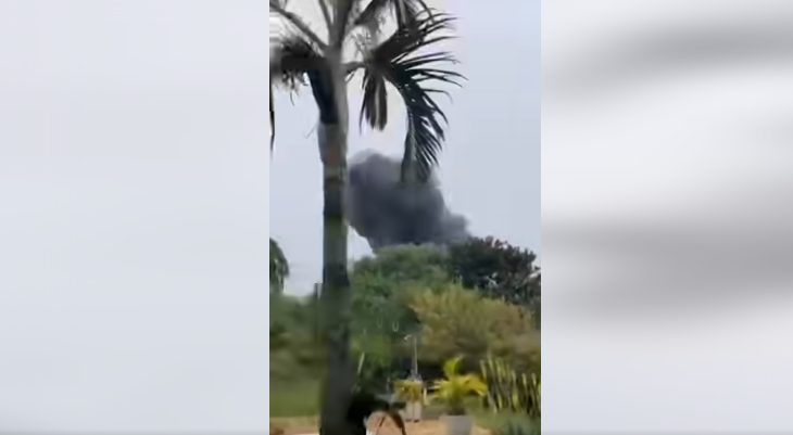 Videoaufnahmen des Flugzeugabsturzes in Sao Paolo, Brasilien, am 9. August 2024 | Quelle: Facebook, via KAKE News