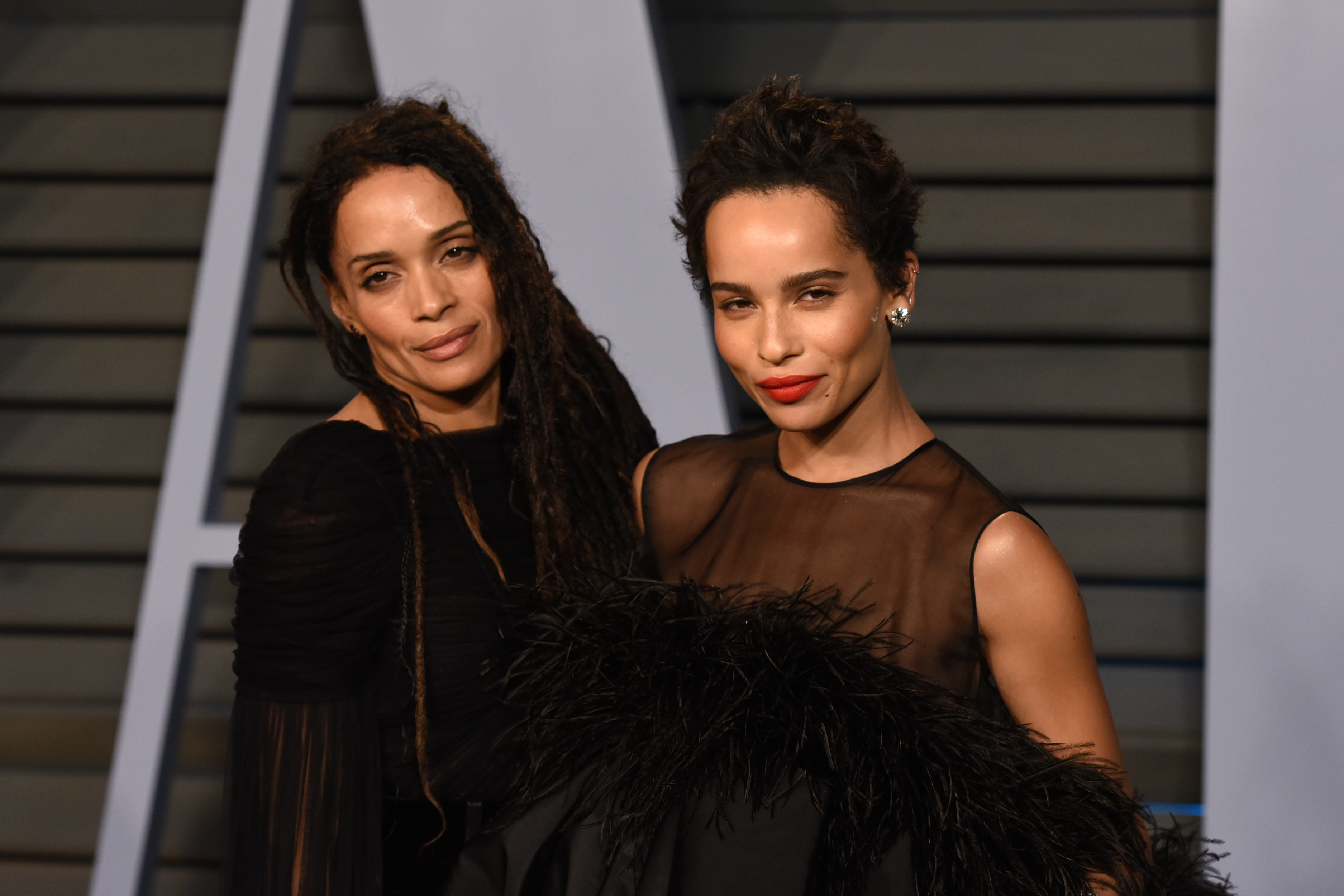 Zoe Kravitz und Lisa Bonet besuchen die Vanity Fair Oscar Party 2018 am 4. März 2018 in Beverly Hills, Kalifornien | Quelle: Getty Images