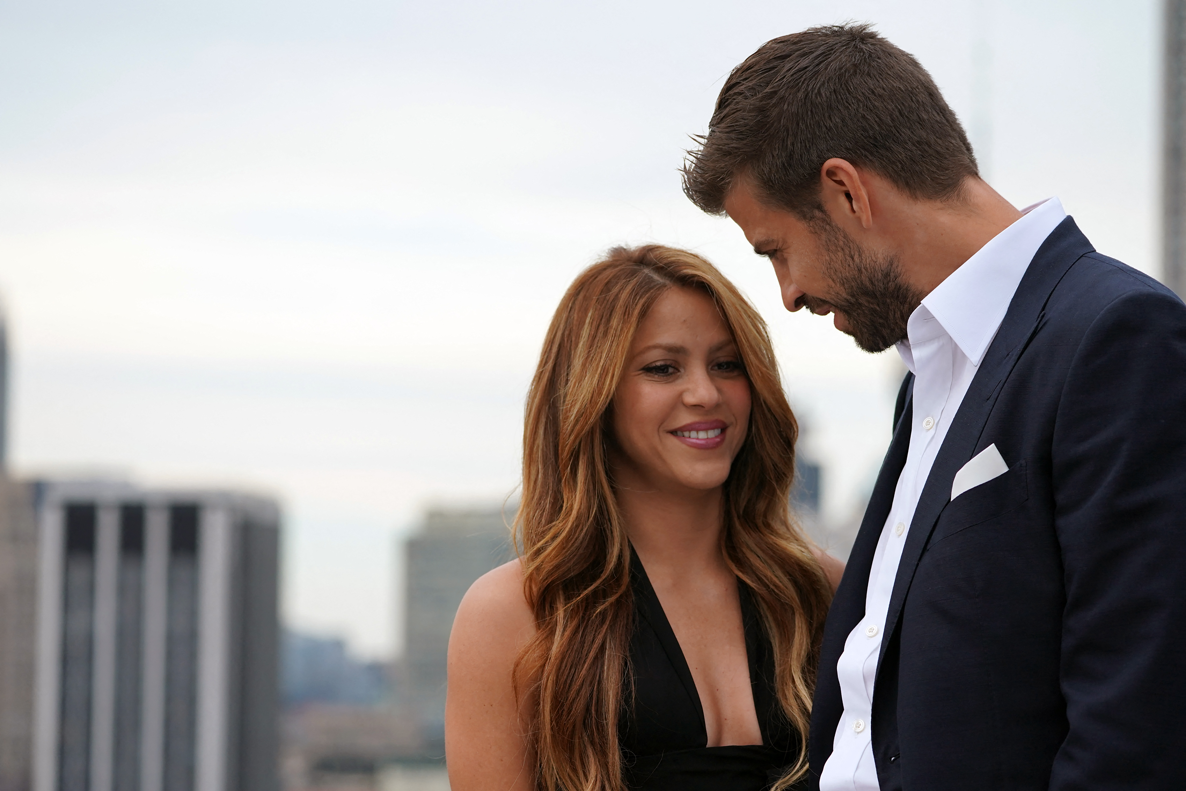 Shakira und Gerard Pique bei der Davis Cup Präsentation in New York, am 5. September 2019 | Quelle: Getty Images