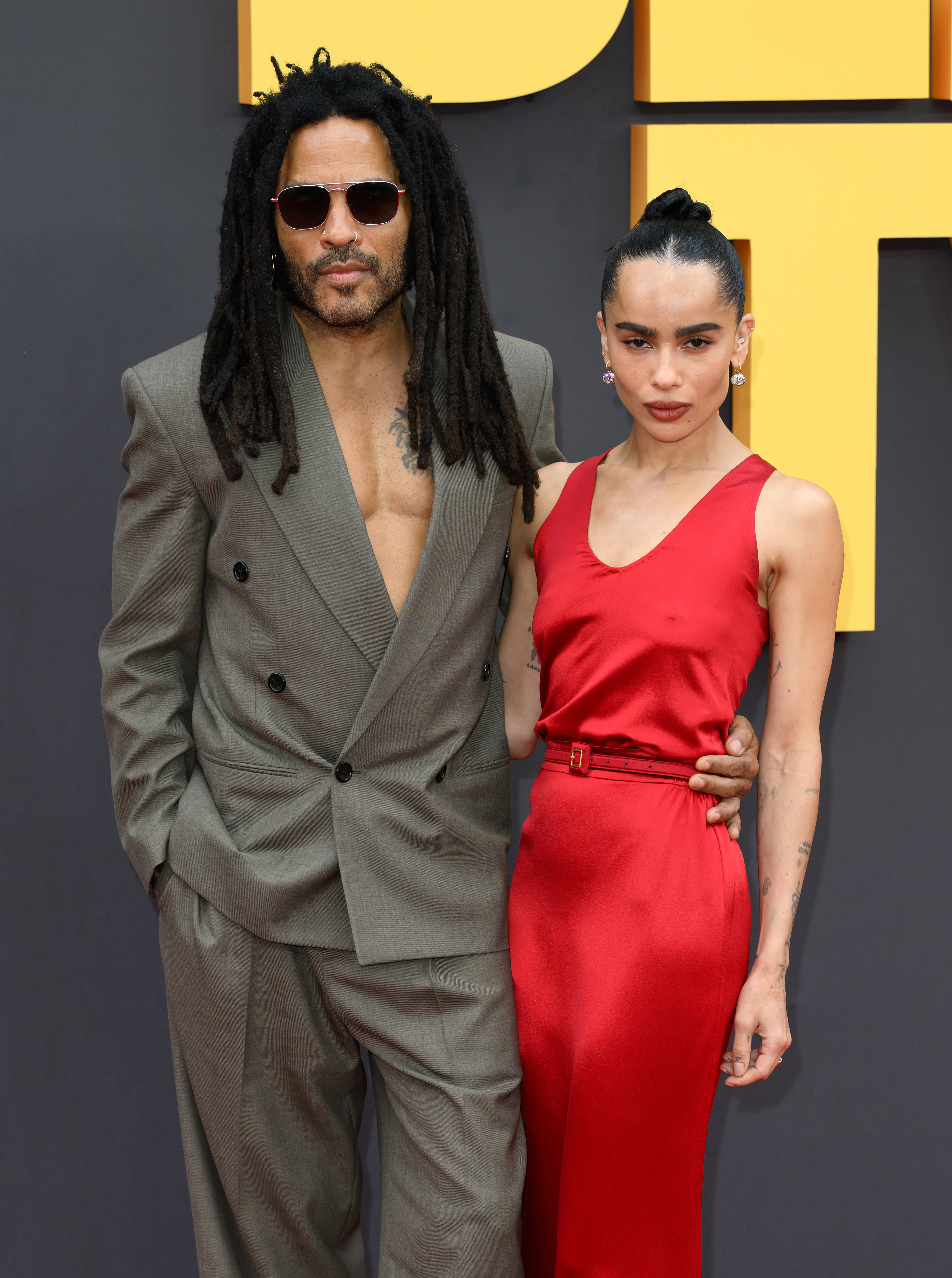 Lenny und Zoë Kravitz bei der Europapremiere von