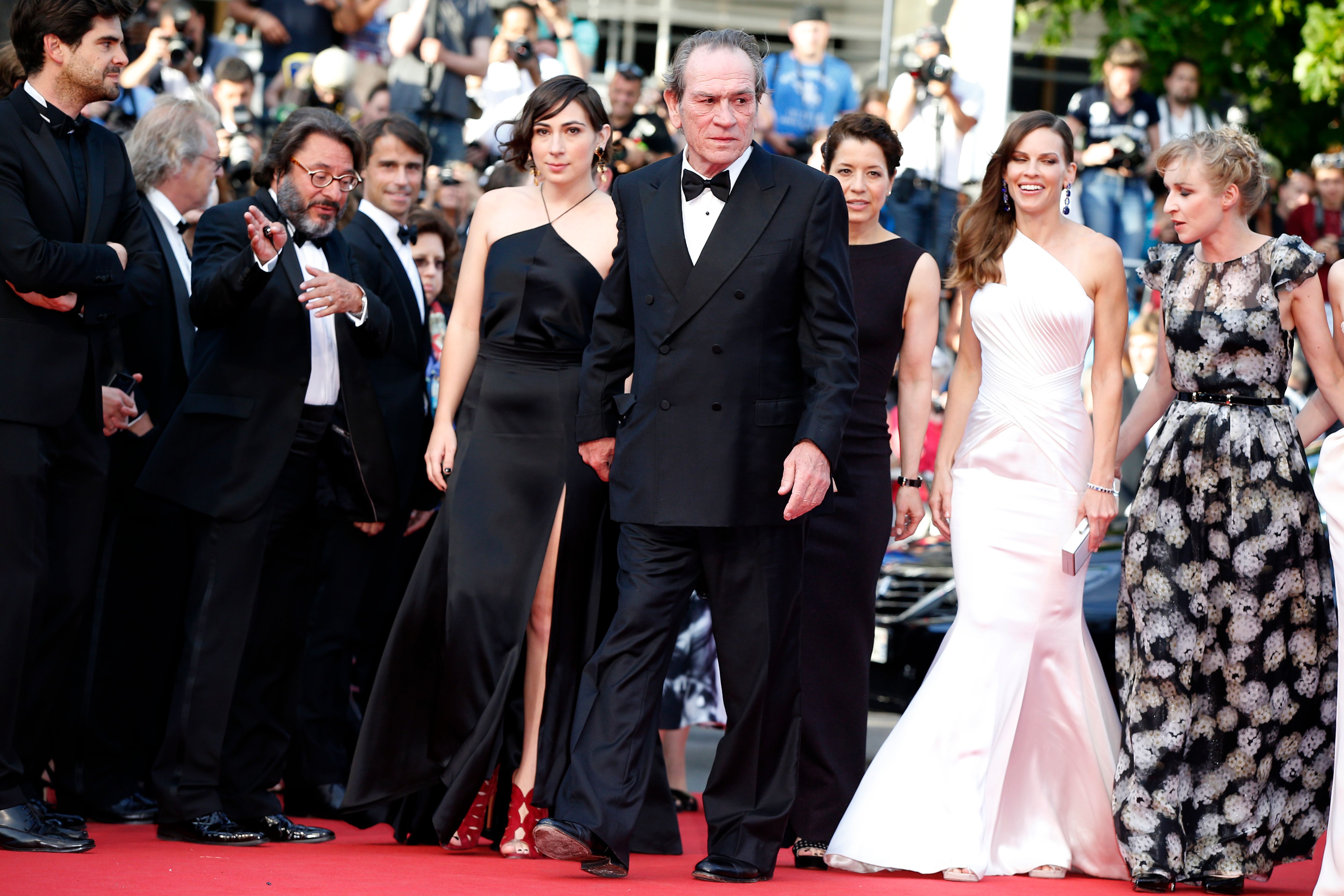 Victoria und Tommy Lee Jones bei der Vorführung von "The Homesman" während der 67. Ausgabe der Filmfestspiele von Cannes am 18. Mai 2014 in Frankreich. | Quelle: Getty Images