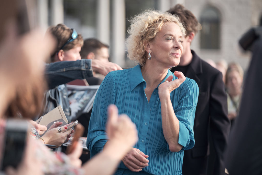Katja Riemann besucht die Premiere von "Stella. Ein Leben." im Rahmen des 19. Zürcher Filmfestivals im Kino Corso am 30. September 2023 in Zürich | Quelle: Getty Images