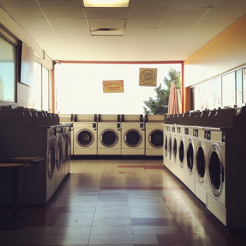 Das Innere eines Waschsalons | Quelle: Midjourney