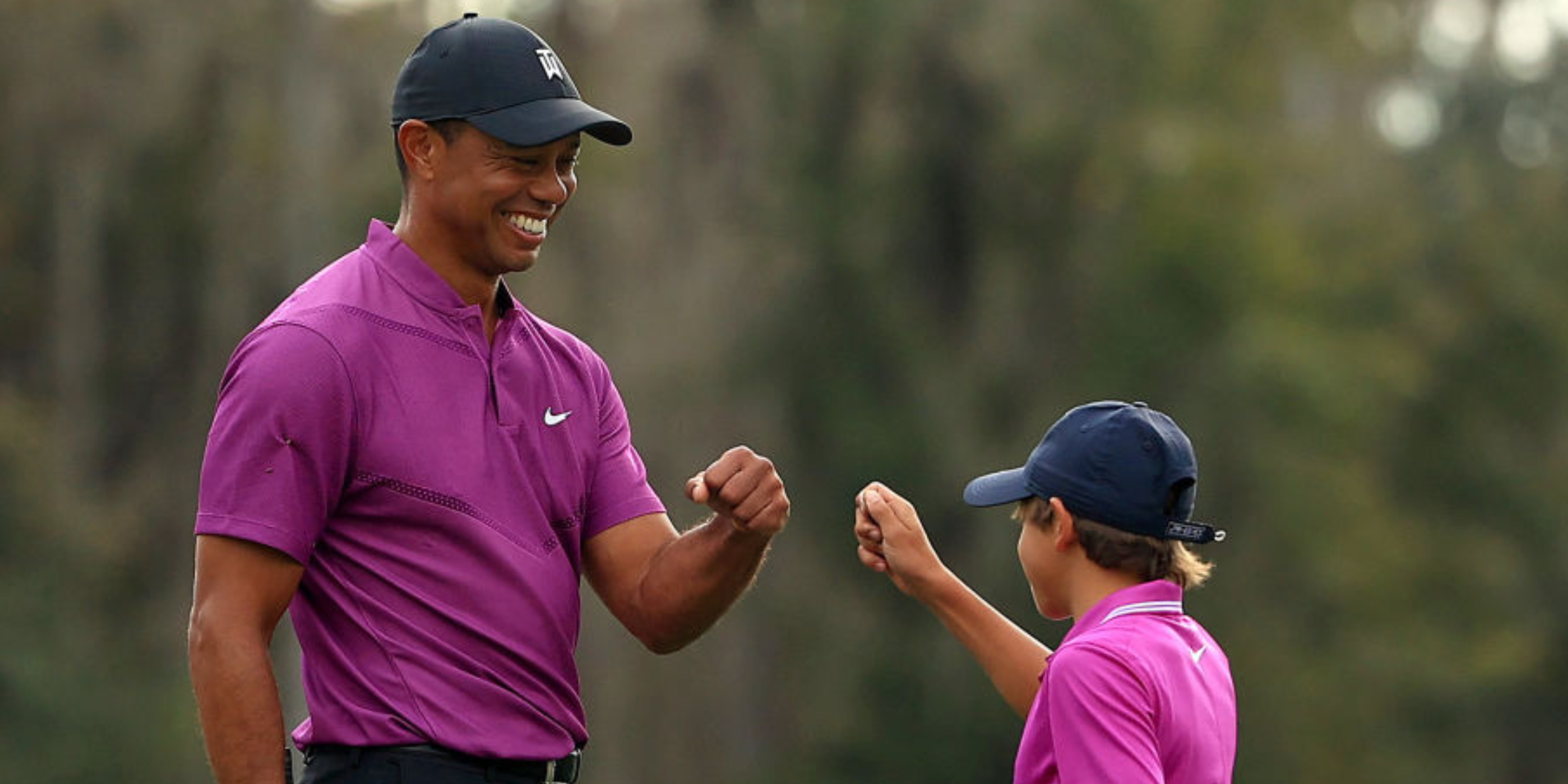 Tiger und Charlie Woods | Quelle: Getty Images