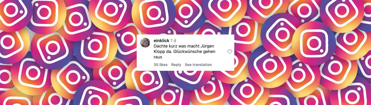 Nutzer kommentiert das neue Foto des Pärchens | Quelle: Instagram/coraschumacher / stevenbobekendam