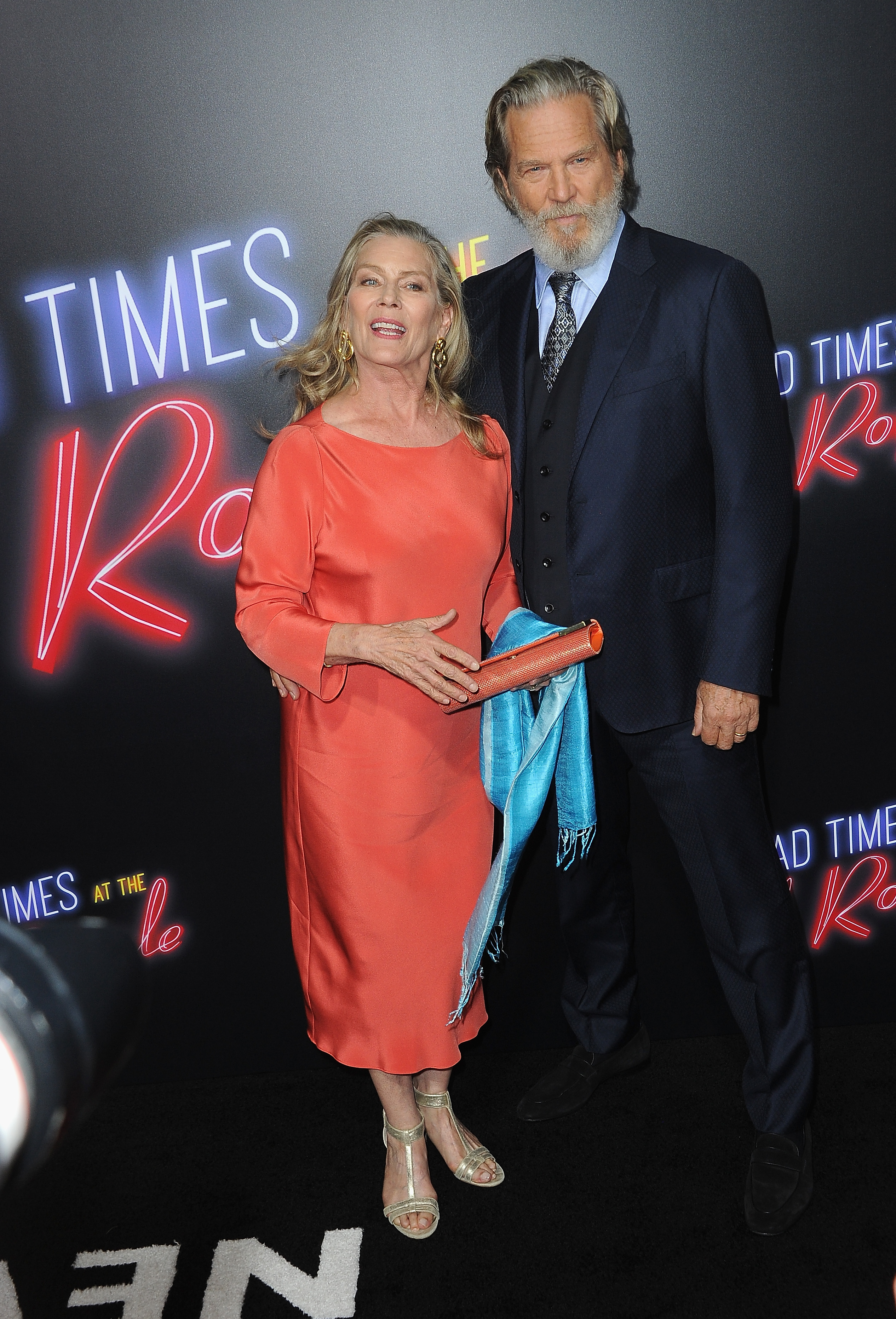 Susan und Jeff Bridges bei der Premiere von "Bad Times at The El Royale" am 22. September 2018 in Hollywood, Kalifornien | Quelle: Getty Images