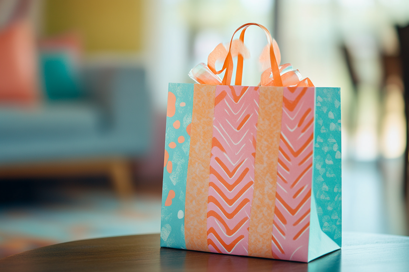 Eine Geschenktüte | Quelle: Midjourney