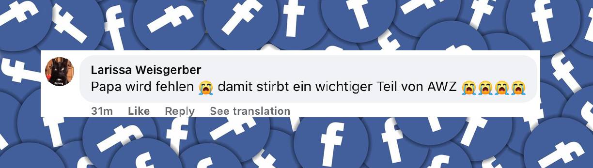 Fan-Kommentare bei Facebook | Quelle: facebook.com/share/v/18QDnswHBR/